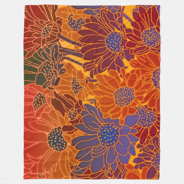 Cobertor De Velo Floral (Frente)