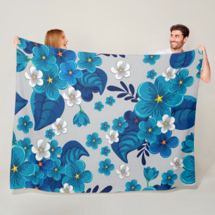 Cobertor De Velo Floral