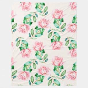 Cobertor De Velo Floral