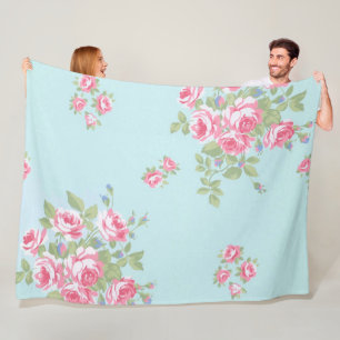 Cobertor De Velo Floral