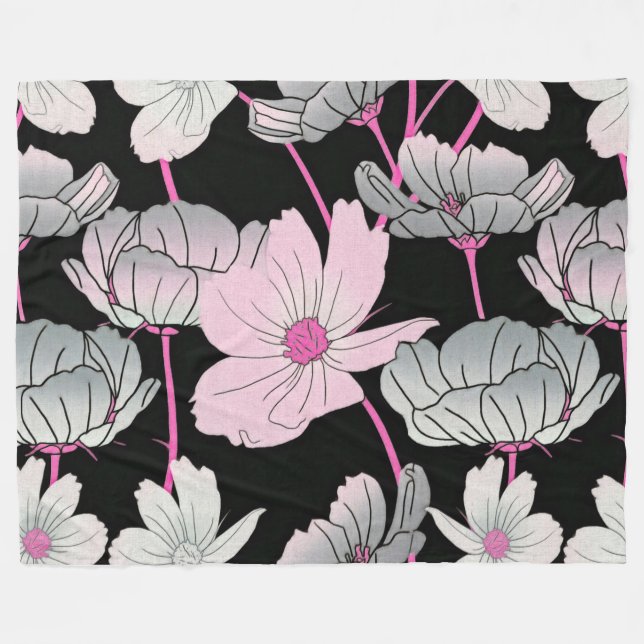 Cobertor De Velo Floral (Frente (Horizontal))