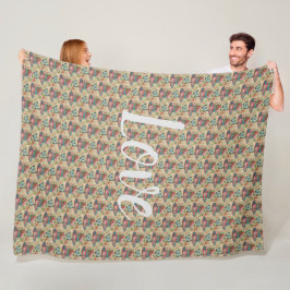 Cobertor De Velo Floral