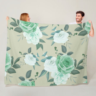 Cobertor De Velo floral amado