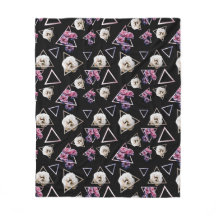 Floral escuro de quartzo cor-de-rosa e da