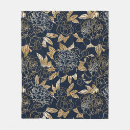 Cobertor De Velo Floral estético