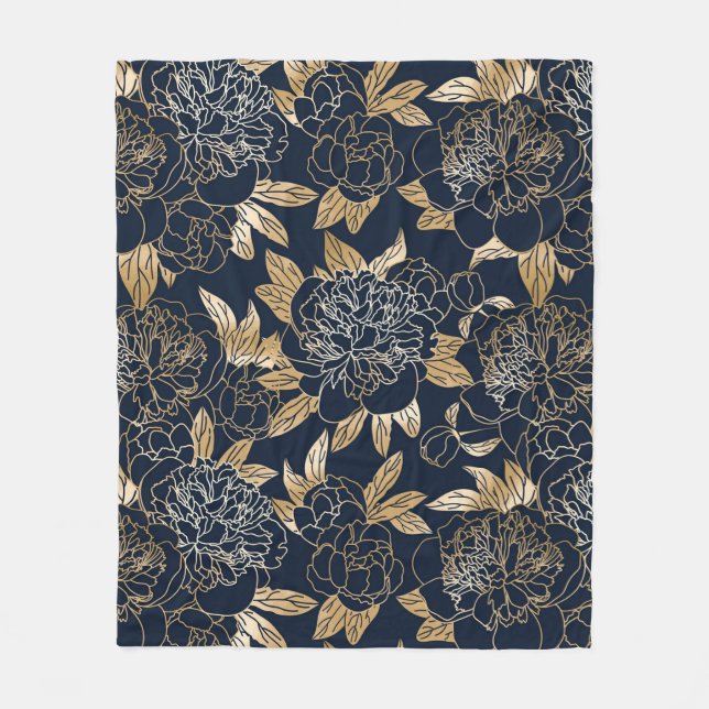 Cobertor De Velo Floral estético (Frente)