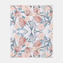 Cobertor De Velo Floral estético