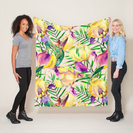 Cobertor De Velo Floral estético