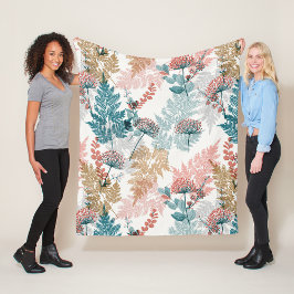 Cobertor De Velo Floral estético