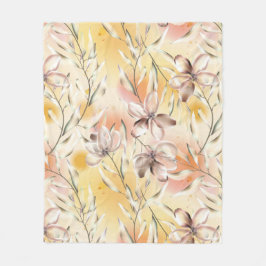 Cobertor De Velo Floral estético