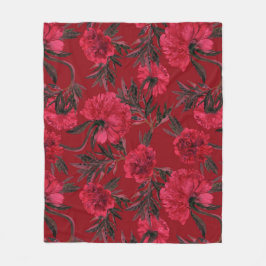 Cobertor De Velo Floral estético