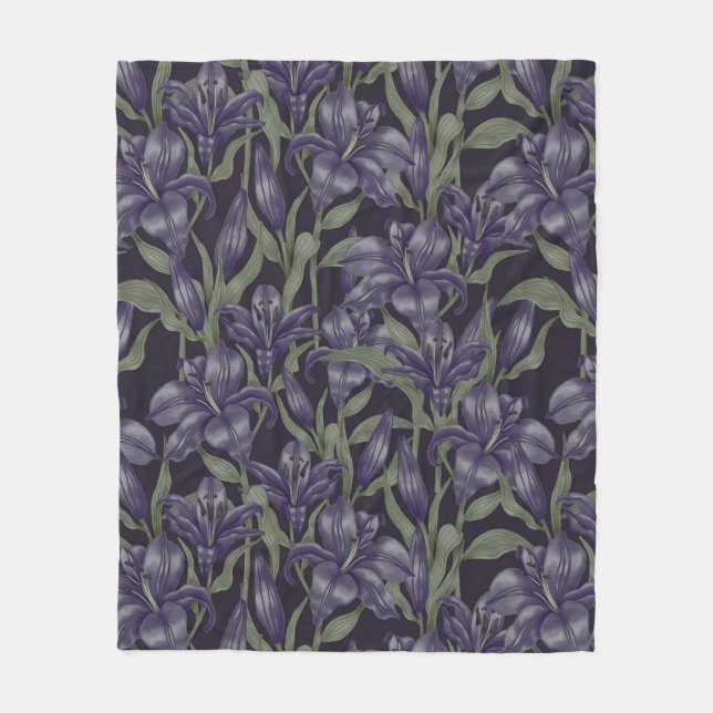 Cobertor De Velo Floral estético (Frente)