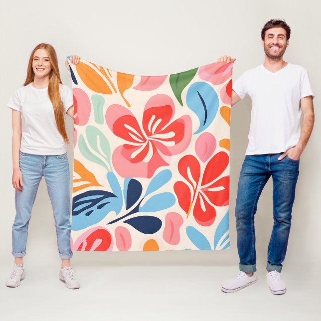 Cobertor De Velo Floral inspirado pelo Matisse (In Situ)
