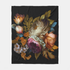 Cobertor De Velo Floral Romântico Dramático "Velho Mundo"