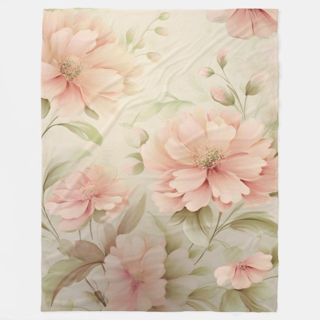 Cobertor De Velo Floral Suave (Frente)