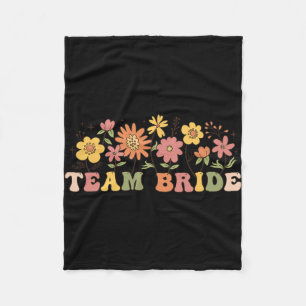 Cobertor De Velo Floral Team Bride Wildflower Wedding Bachelorette