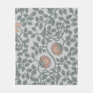 Cobertor De Velo Floral vintage, padrão sem costura, papéis de pare