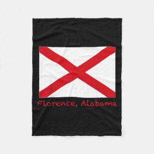 Cobertor De Velo Florence Alabama EUA Bandeira do Estado Lembrança
