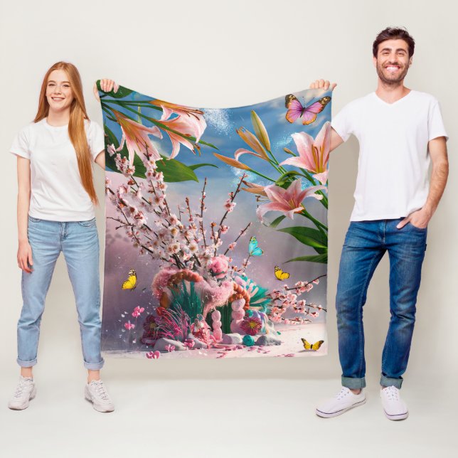 Cobertor De Velo Flores Abstrato Florais Bonitas #3 (In Situ)