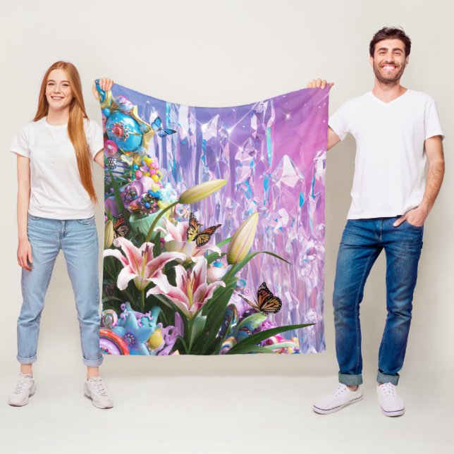 Cobertor De Velo Flores Abstrato Florais Bonitas #4 (In Situ)