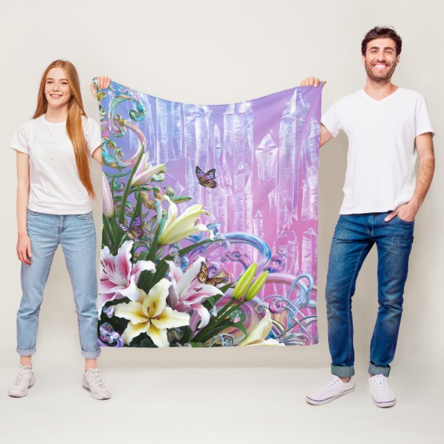 Cobertor De Velo Flores Abstrato Florais Bonitas #5 (In Situ)