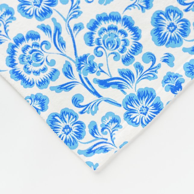 Cobertor De Velo Flores Azuis (Quina)