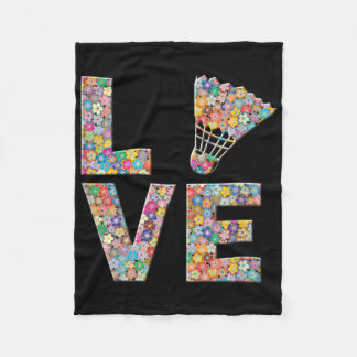 Cobertor De Velo Flores De Amor De Bola De Badminton Shuttle