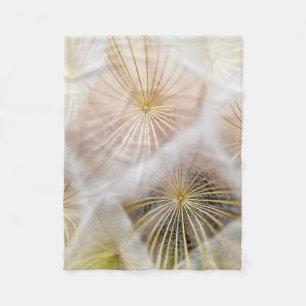 Cobertor De Velo Flores de dandelion brancas