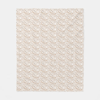 Cobertor De Velo Flores de Margarida Bege Estética Floral Ditsy Beg