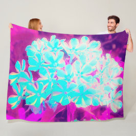 Cobertor De Velo Flores de Phlox Azuis-Peppermint Twist de Robin