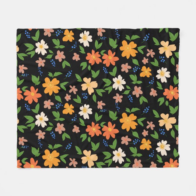 Cobertor De Velo Flores de primavera (Frente (Horizontal))