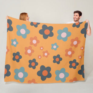 Cobertor De Velo Flores de primavera 60x80 Folheto