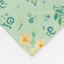 Cobertor De Velo "Flores del campo"