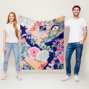 Cobertor De Velo Flores, Design japonês