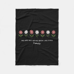 Cobertor De Velo Flores Florais Bonitas Não Voltamos Como Eva