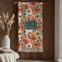 Flores Modernas de Outono Sage Pastel Oliva Enferr