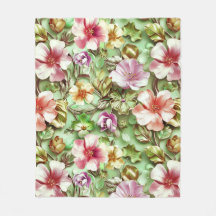 Flores multicoloridas em roxo, rosa, amarelo