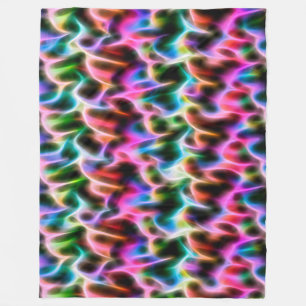 Cobertor De Velo Flores na almofada colorida de abstrato pastel