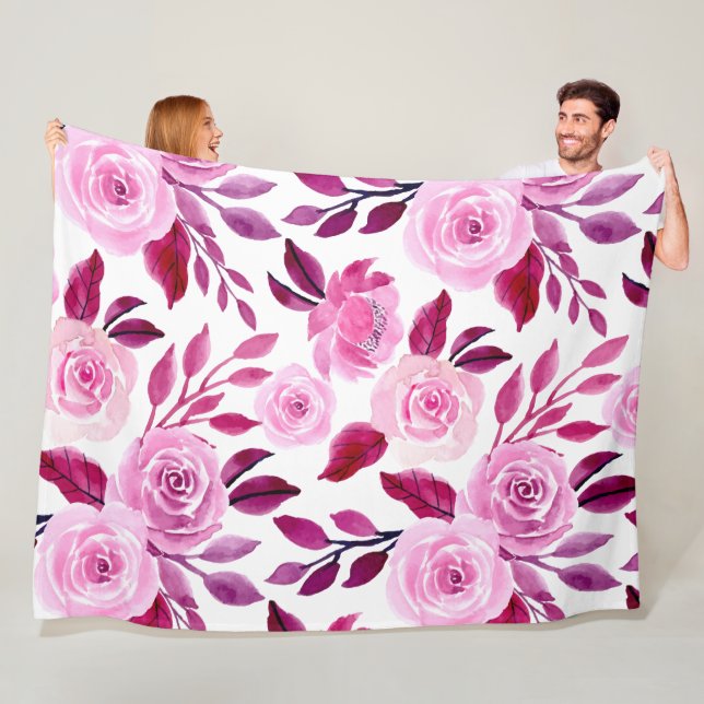 Cobertor De Velo Flores Padrão Moderno e Fresco (In Situ)