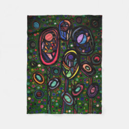 Cobertor De Velo Flores padronizadas