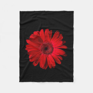 Cobertor De Velo Flores   Red Gerbera Daisy