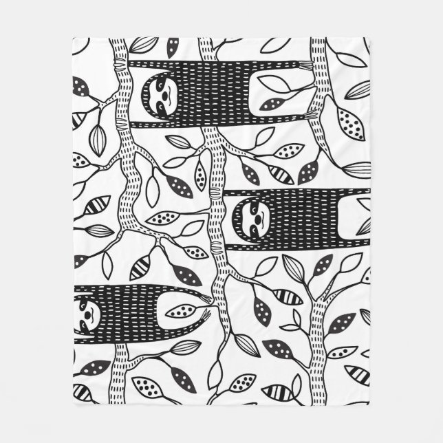 Cobertor De Velo Flores Refrigeradas: Padrões Animais Bons. (Frente)