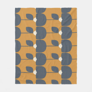 Cobertor De Velo Flores Retro Modernas: Geométrica Escandinava.