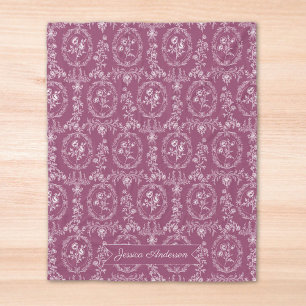 Cobertor De Velo Flores Rococó Antigas Padrão Floral Personalizado