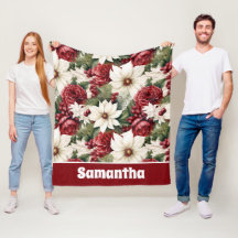 Flores Russas de Natal Vintage deixam padrão