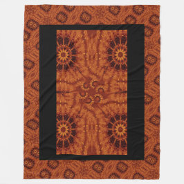 Cobertor De Velo Flores selvagens, pretas e Douradas 22