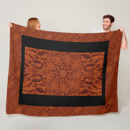 Cobertor De Velo Flores selvagens, pretas e Douradas 26