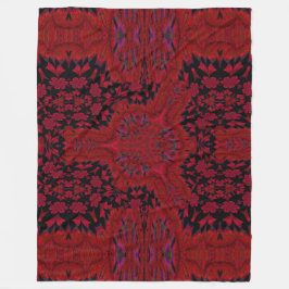 Cobertor De Velo Flores Vermelhas no Jardim 3