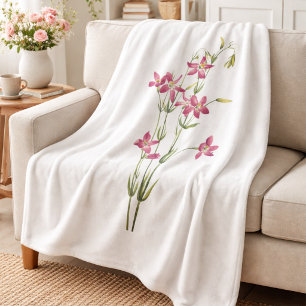Cobertor De Velo Flores Vintage - Centaurium por Mary Vaux Walcott
