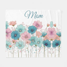 Cobertor De Velo Flores Vintage de Primavera para a Mamãe